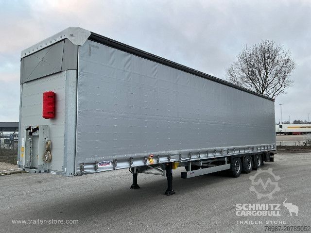 Öppen semitrailer med kapell Schmitz Cargobull Curtainsider Mega