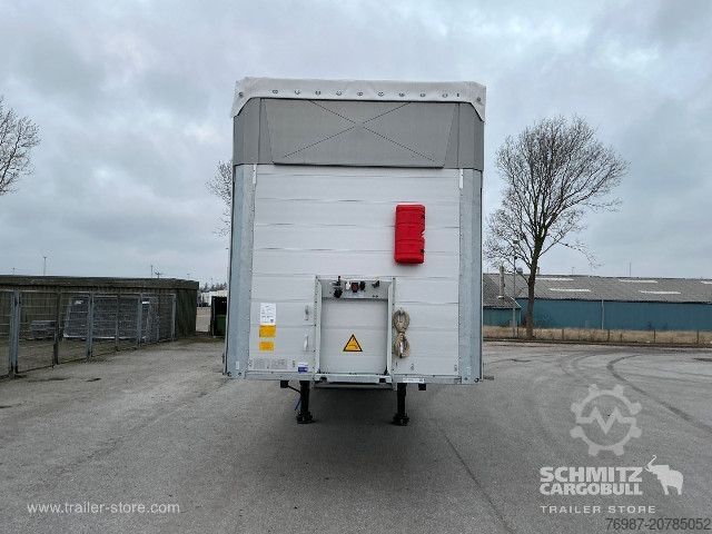 Öppen semitrailer med kapell Schmitz Cargobull Curtainsider Mega