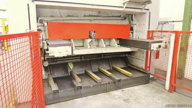 Cisaille guillotine hydraulique, cisaille à tôle lourde, cisaille à tôles STEINER HTS 30 / 20 R