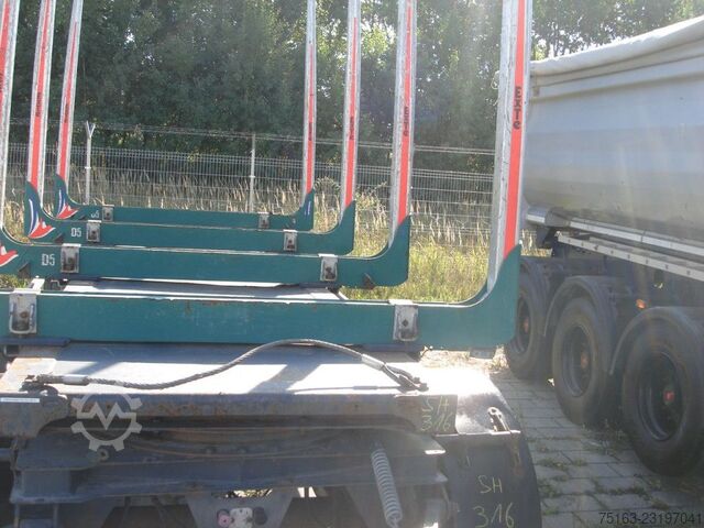 Holztransport Anhänger  Kurzholzanhänger P020 Spezialanhänger