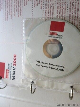 Verticale bewerkingscentrum Emco MMV 2000