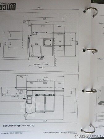 Verticale bewerkingscentrum Emco MMV 2000