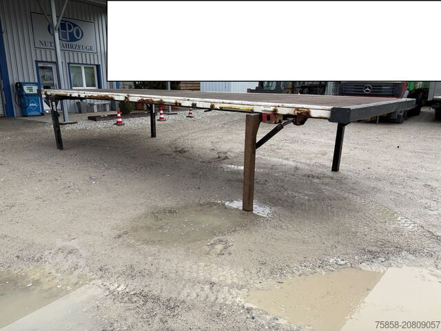 Výměna otevřeného těla Krone 7,82m BDF Baustoff Zurringe Kranbar