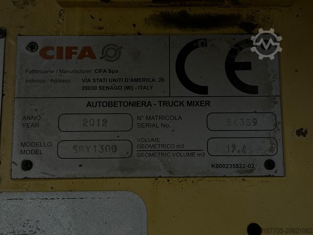 Betonszállító teherautó Astra HD9 84.48-80