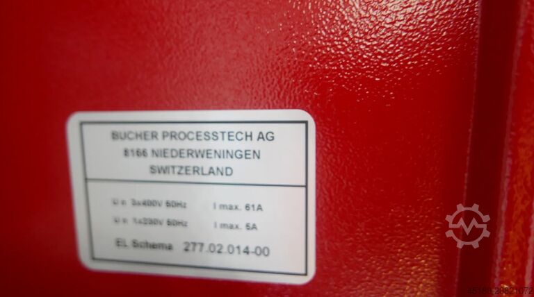 Hidraulikus prés Bucher Bucher Presse HPS 5007