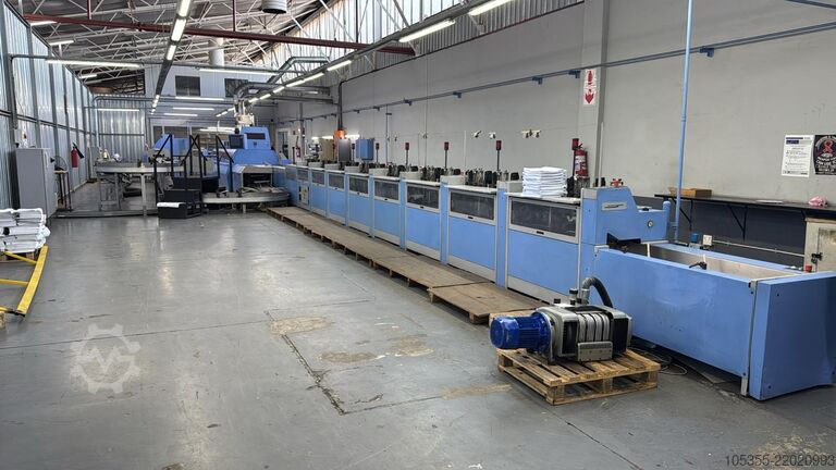 Klebebindelinie mit Gazeanbringung MÜLLER MARTINI ‘Acoro A5’ Perfect Binding Line