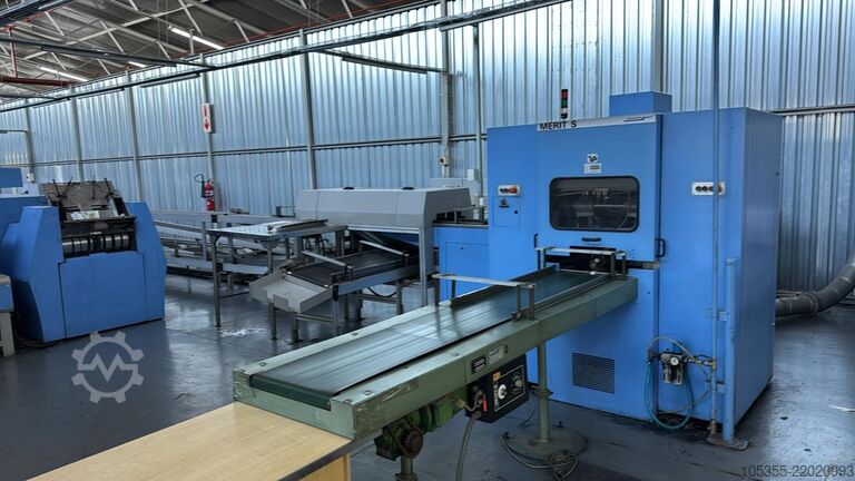 Klebebindelinie mit Gazeanbringung MÜLLER MARTINI ‘Acoro A5’ Perfect Binding Line