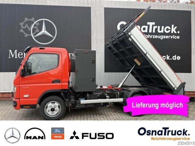 Kiper kombi FUSO Canter 4C15e Hinterkipper+Box Klima, Kamera, AHK