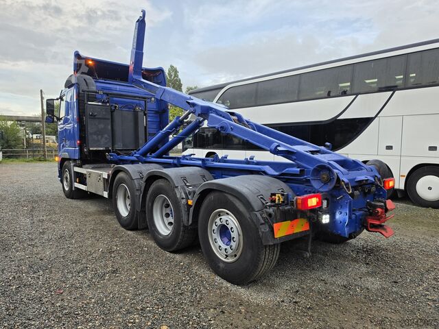 Camião porta-contentores de gancho Volvo FH-440 8x4 Lift+Lenk HIAB Multilift