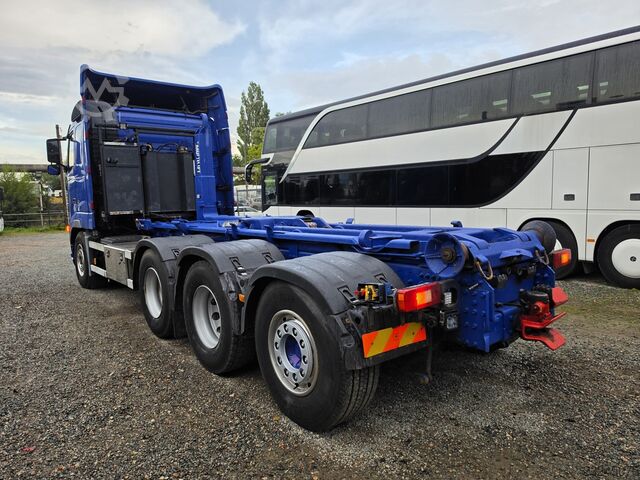 Camião porta-contentores de gancho Volvo FH-440 8x4 Lift+Lenk HIAB Multilift