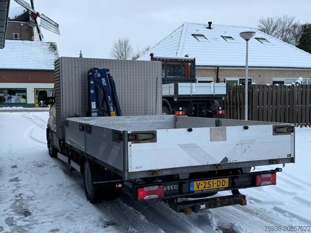 Platformslastbil med kran Iveco Daily 40C18 3.0 PICK-UP Amco Veba 602T KRAAN Eu...