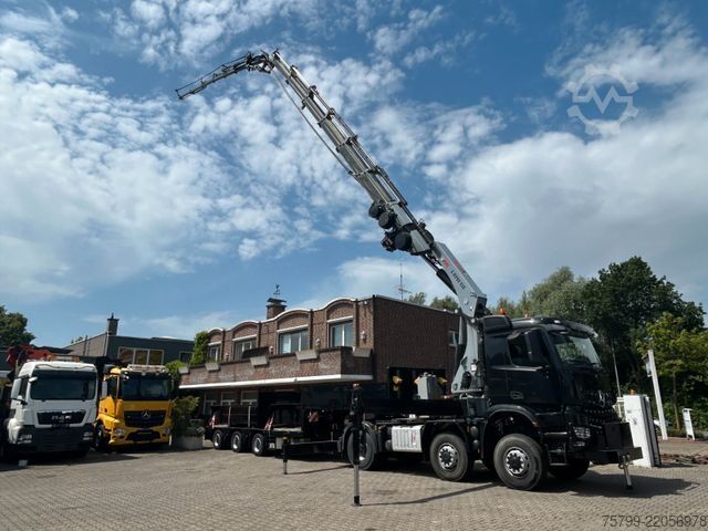 Těžkotonážní nákladní vůz MERCEDES-BENZ 2651 SZM+HIAB 638 Kran6x6 ausziehbarer Tieflader
