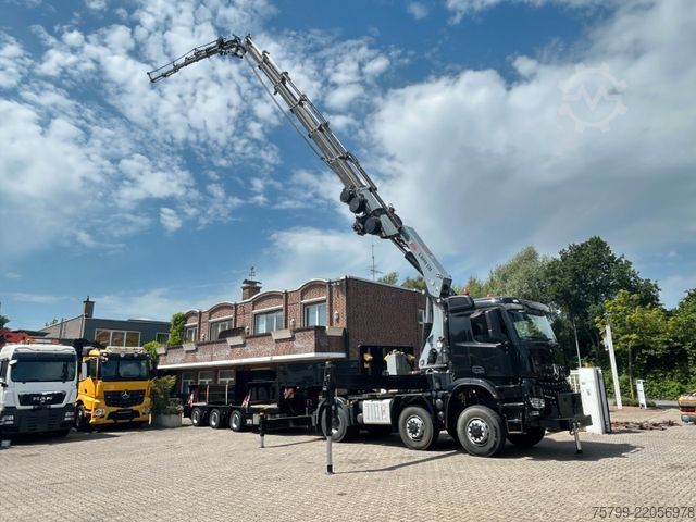 Těžkotonážní nákladní vůz MERCEDES-BENZ 2651 SZM+HIAB 638 Kran6x6 ausziehbarer Tieflader
