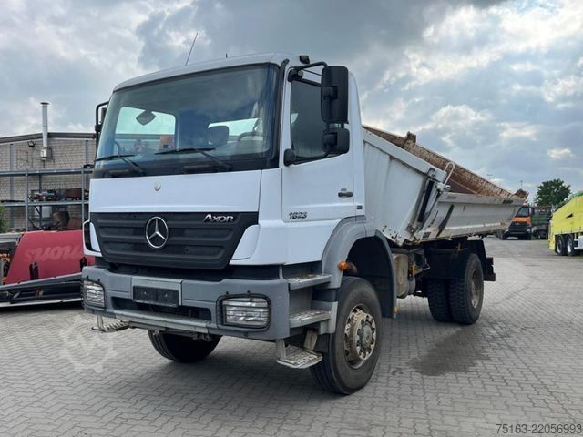 Třístranný sklápěč MERCEDES-BENZ Axor 1823 AK 4x4 2-Achs Allradkipper Meiller