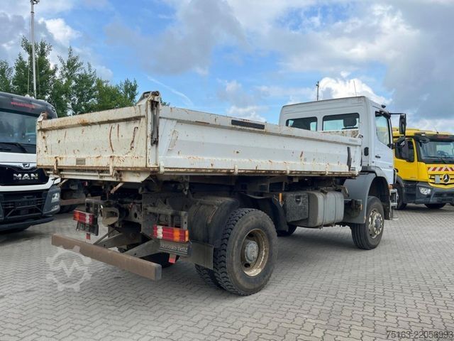 Třístranný sklápěč MERCEDES-BENZ Axor 1823 AK 4x4 2-Achs Allradkipper Meiller