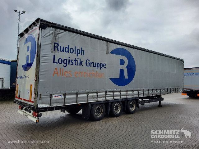 Brandalı açık yarı römork Schmitz Cargobull Curtainsider Mega Getränke