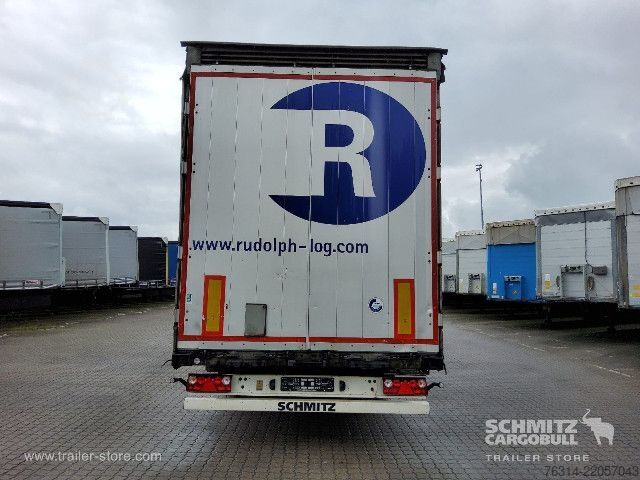 Brandalı açık yarı römork Schmitz Cargobull Curtainsider Mega Getränke