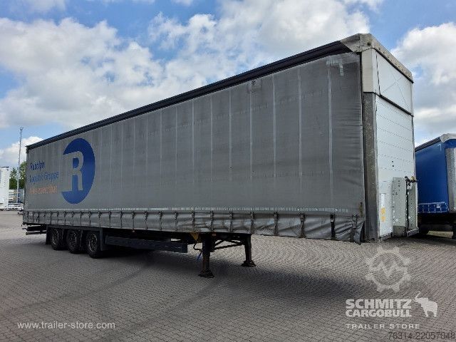 Brandalı açık yarı römork Schmitz Cargobull Curtainsider Mega Getränke