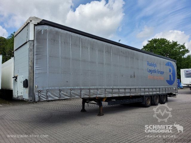 Brandalı açık yarı römork Schmitz Cargobull Curtainsider Mega Getränke