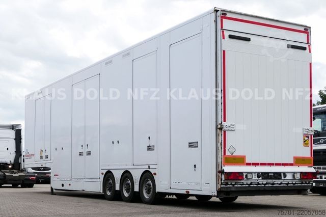 Biltransporter sættevogn KÄSSBOHRER SP 9-16 geschlossener Autotransporter