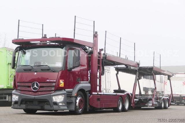 Biltransport lastbil MERCEDES-BENZ Antos 2443 Autotransp. Kässbohrer Supertrans