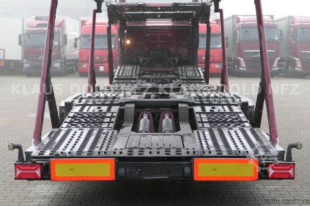 Biltransport lastbil MERCEDES-BENZ Antos 2443 Autotransp. Kässbohrer Supertrans