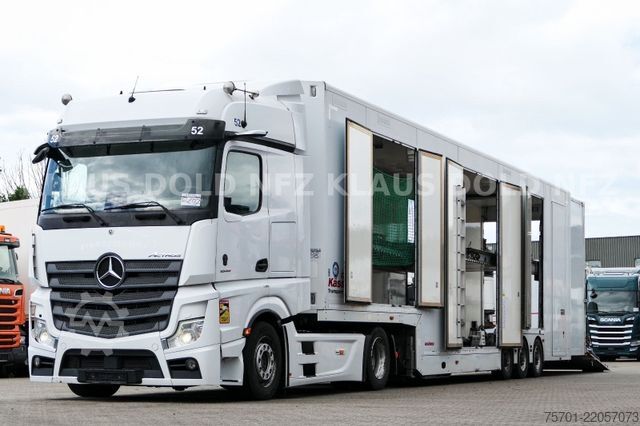 Biltransport lastbil MERCEDES-BENZ Actros 1846 BigSpace Kässbohrer Komplettzug