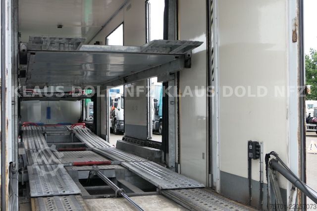 Biltransport lastbil MERCEDES-BENZ Actros 1846 BigSpace Kässbohrer Komplettzug