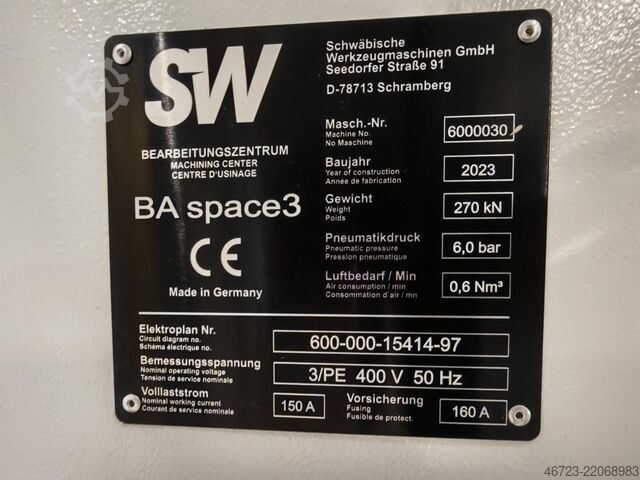 Horizontal-Bearbeitungszentrum SW BA space3