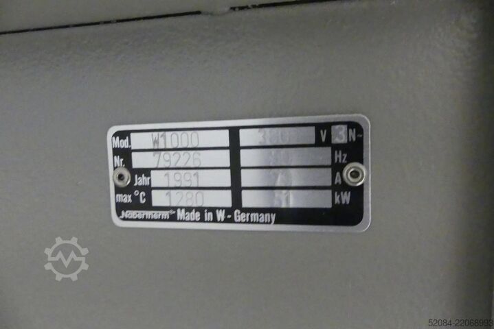 Nabertherm ipari kemence W1000 Nabertherm W1000