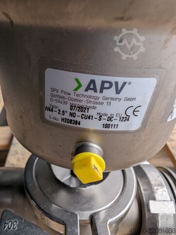 Válvula de comutação APV SPX W44-2,5" NO-CU41-S-DC-1234