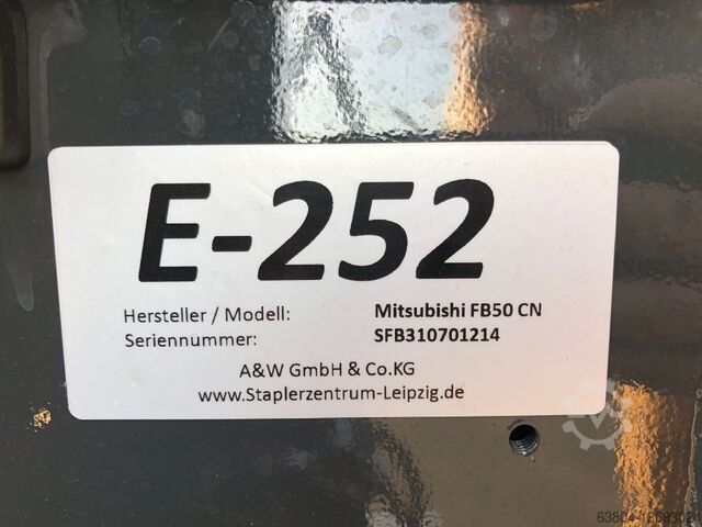 Electric 4-wheel forklift Mitsubishi FB50 CN