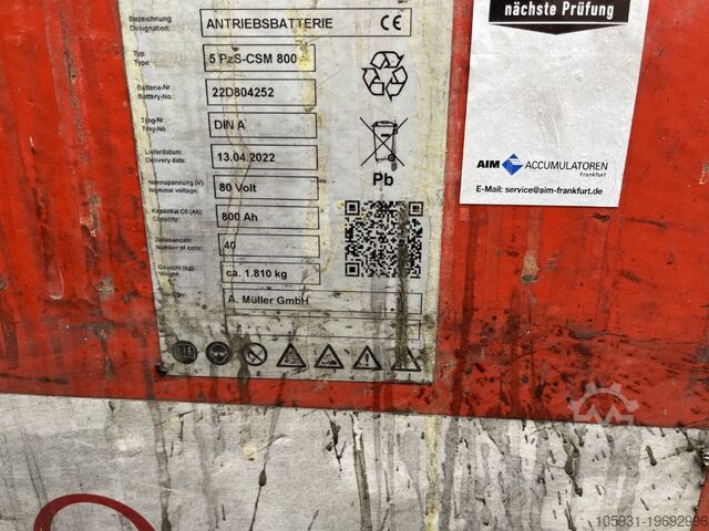 Electric 4-wheel forklift Linde E35HL-01