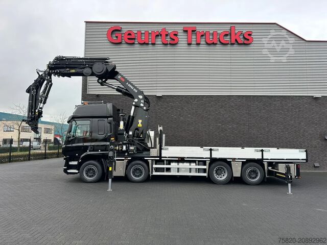 Vrachtwagen met kraan DAF CF 450 8X2 + HIAB 858E-8 + JIB 150X-6 JDC KRAAN...