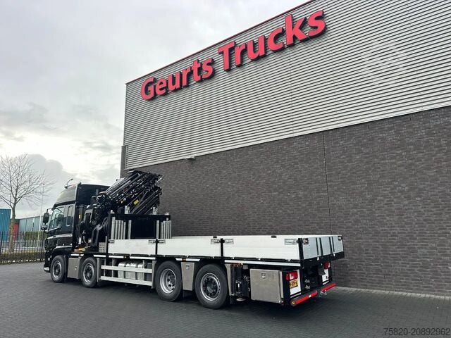 Vrachtwagen met kraan DAF CF 450 8X2 + HIAB 858E-8 + JIB 150X-6 JDC KRAAN...