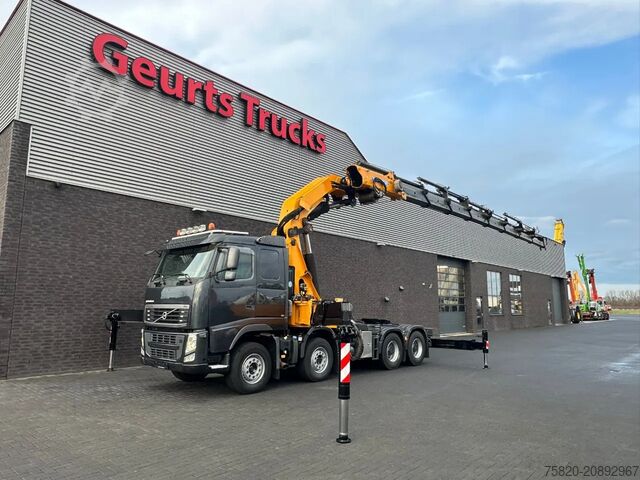 Vrachtwagen met kraan Volvo FH 480 8X4 TREKKER + EFFER 1355/8S KRAAN/KRAN/C...