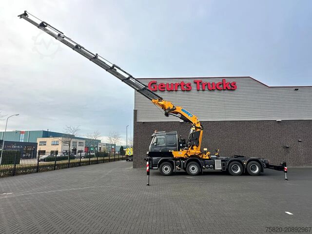 Vrachtwagen met kraan Volvo FH 480 8X4 TREKKER + EFFER 1355/8S KRAAN/KRAN/C...