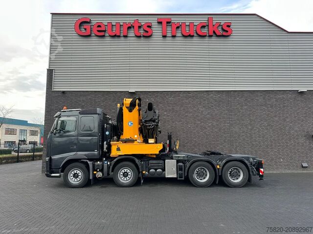 Vrachtwagen met kraan Volvo FH 480 8X4 TREKKER + EFFER 1355/8S KRAAN/KRAN/C...