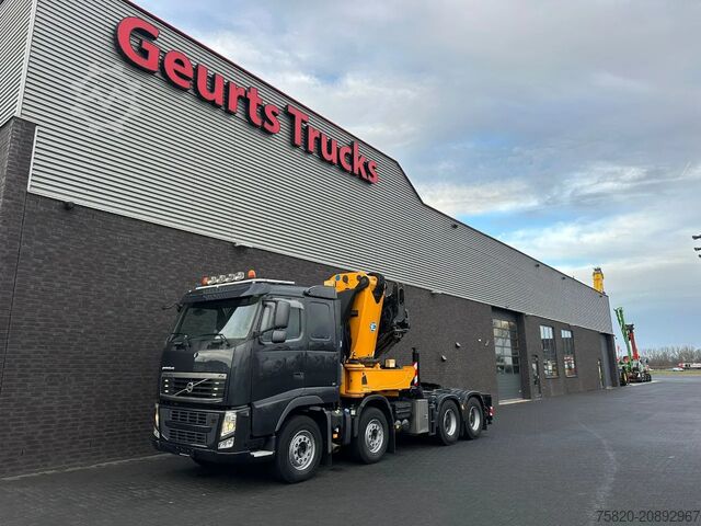Vrachtwagen met kraan Volvo FH 480 8X4 TREKKER + EFFER 1355/8S KRAAN/KRAN/C...