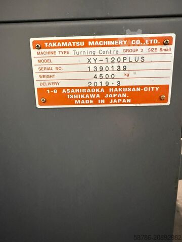 CNC draaiautomaat TAKAMAZ XY120 PLUS