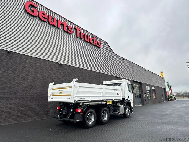 Damperli kamyon DAF XFC 480 FAT 6X4 + 3 ZIJDIGE KIPPER/TIPPER BORD ...