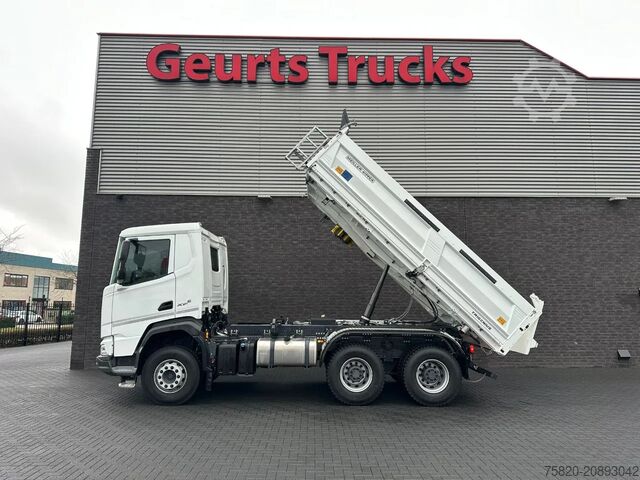 Damperli kamyon DAF XFC 480 FAT 6X4 + 3 ZIJDIGE KIPPER/TIPPER BORD ...