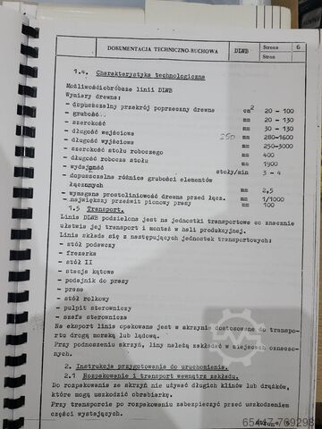 FOD-langsschrijnwerkerij Linia do wzdłużnego łączenia drewna fod dlwb