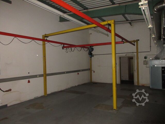 Bovenloopkraan, halkraan, kraaninstallatie Demag Portalkran Hallenkran Stahlbau Demag PK Kettenzug 125Kg 0,125t 10x3,5m