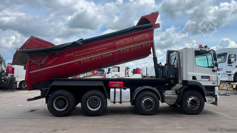 Ανατρεπόμενο φορτηγό DAF CF 85.410 (PARFAIT ETAT / BON PNEUS / LAMES / G...