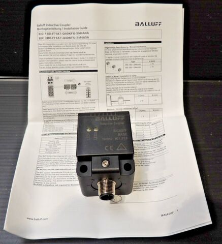 Cuplor inductiv IO-Link (Bază) BALLUFF BIC1B0-IT1A7-Q40KFU-SM4A4A