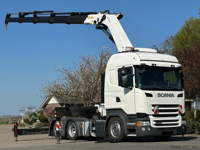 Volume SZM Scania R450 6x2 !!TRACTOR!!!CRANE/GRUE/HMF 50TM!!TOP!E...