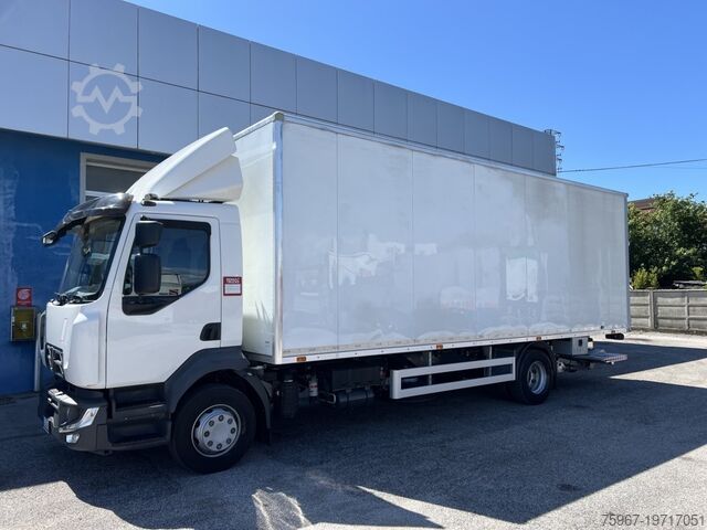 Kamion sa sandukom i hidrauličnom rampom Renault D 280