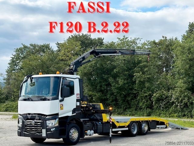Żuraw samochodowy RENAULT T 380 * Abschleppwagen 7,40m* KRAN/FUNK * TOP