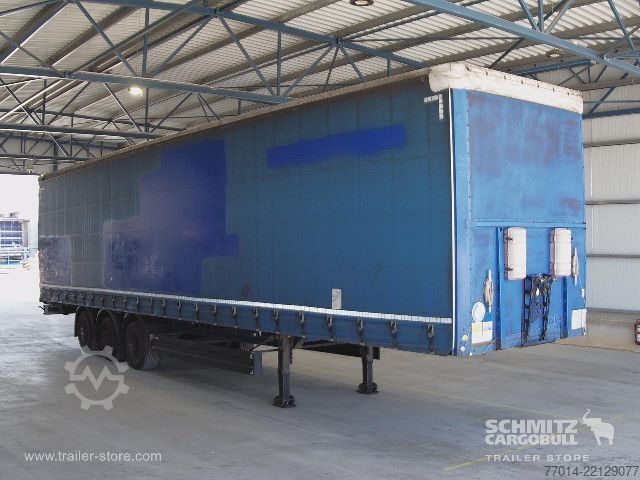 Open oplegger met zeil Berger Curtainsider Standard
